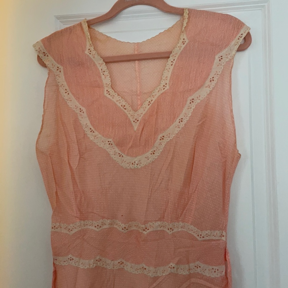 Vintage 1950s night gown from Italy - Picture 2 of 6